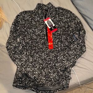 Spyder Active Fleece Quarter Zip with Thumbholes – Size M